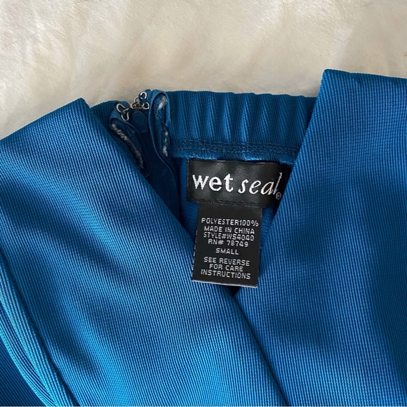 Teal Y2K Mini Dress - Picture 8 of 8